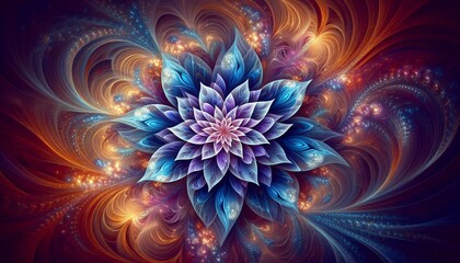 Luminous Abstract Blossom 4K HDR Ultra HD Wallpaper