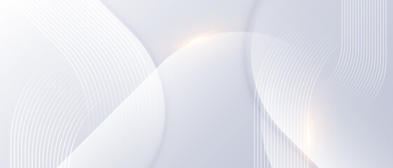 Abstract light grey background with geometric lines. Digital or Technology concept. vector illustration.