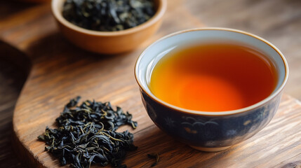 cup of tea with mint