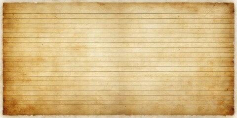 Aging vintage lined paper with faded edges and yellowing tones