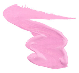 Pink acrylic paint textured png brush stroke creative art graphic