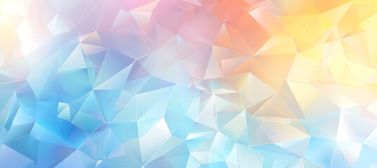 Fototapeta premium A Pastel Abstract Background Featuring Geometric Shapes