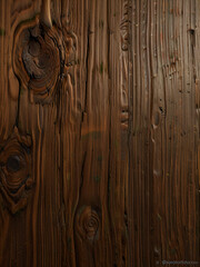 Obraz premium a detailed texture of dark natural wood