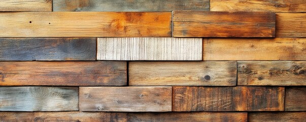 Naklejka premium Wood paneling is a type of wall covering made from wood.