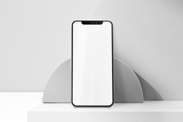 Smartphone screen png mockup, transparent design