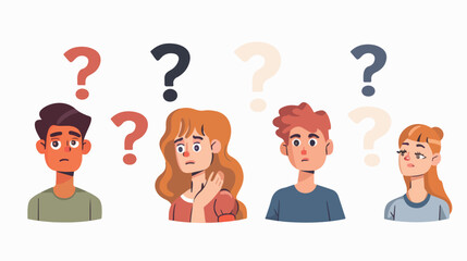 Professional Man and Woman Contemplating Solutions Together