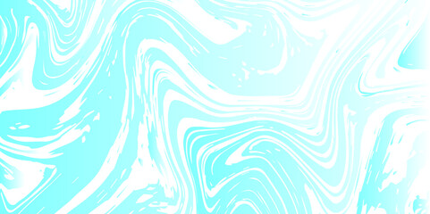 Abstract light blue liquid marble surfaces background design. ink backdrop with wavy pattern. Liquify Swirl blue and white color art. acrylic pours liquid marble surface design.