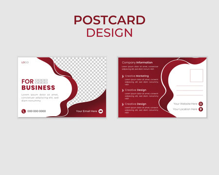 Professional Corporate Business Postcard Corporate Business Postcard design template
