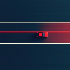 Naklejka premium Generate speed lines that highlight the speed of a moving vehicle