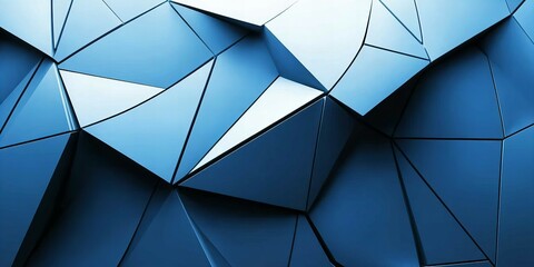 Dynamic abstract background blue with sharp triangular shapes new stock image illustration AI