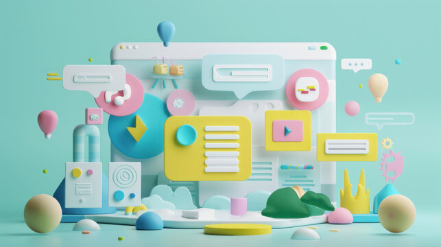 A social media dashboard filled with posts, comments, and analytics from a niche community, with a focus on engagement and specialized content creation