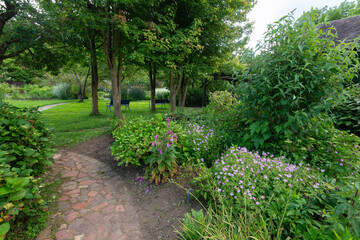 Fototapeta premium Jardin Van Beek, Saint Paul, Oise, 60, France