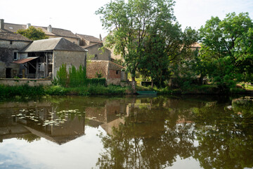 Rivière La Vonne, Sanxay, Vienne, 86, Region Nouvelle Aquitaine, France