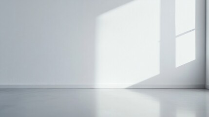 Fototapeta premium A bright white backdrop with a smooth finish, perfect for showcasing products or adding text overlays