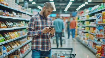 the man in the supermarket