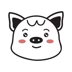 Kawaii Pig Doodle
