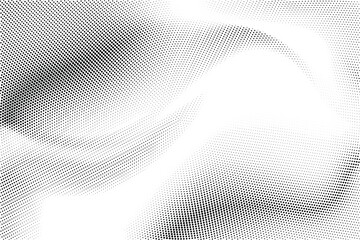 Gradient grunge abstract wavy halftone dot effect texture background
