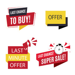 set of labels for sale