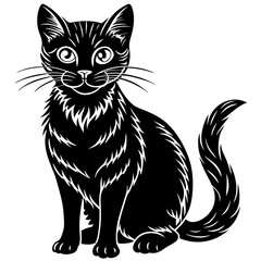 Obraz premium Animals silhouette vector image