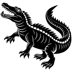 Fototapeta premium Animals silhouette vector image
