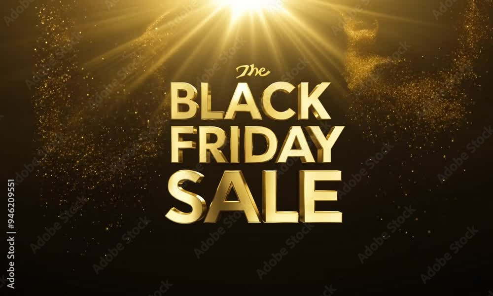 Canvas Prints Black Friday is a day of shopping and deals. A large sign with the words 