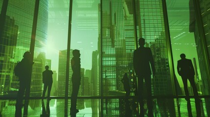 The Silhouettes in Office