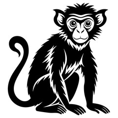 Animals silhouette vector image