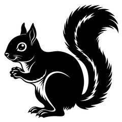 Obraz premium Animals silhouette vector image