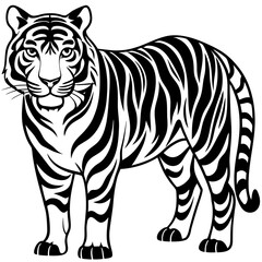 Animals silhouette vector image