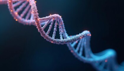  Illuminated DNA double helix a symbol of genetic code and lifes blueprint