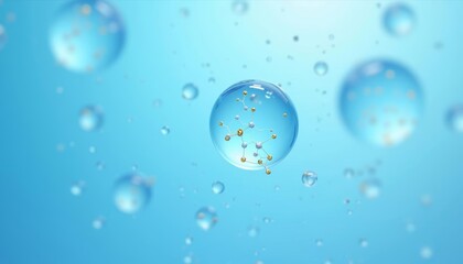  Bubbles of innovation floating in a sea of blue