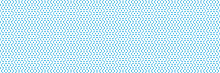 Square wire fence mesh. Blue check and grid seamless vector pattern. 
