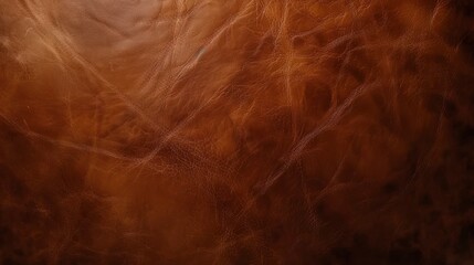 Close-up of Brown Leather Texture