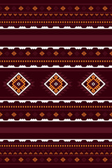 Ancient echoes Aztec geometric seamless patterns southwest Navajo Native American tribal ethnic colorful for textile printing