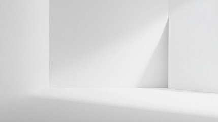 A white backdrop with a soft gradient, transitioning from light to slightly darker shades