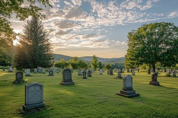 A cemetery in the town of Washington, New York.