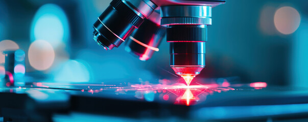 Medical applications of laser amplification, highlighting its role in powerful surgical tools and advanced treatments