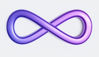 Naklejka premium Infinity Sign, Eternity, Forever, 3D Illustration