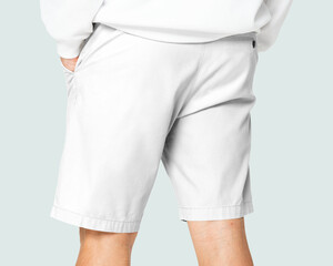 Men’s shorts mockup png transparent casual apparel