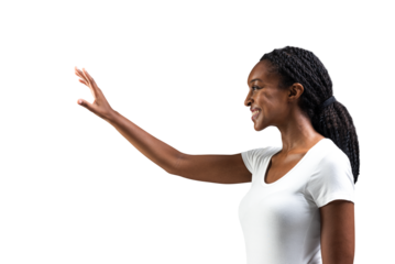 African American woman's hand png