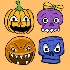 halloween pumpkin faces