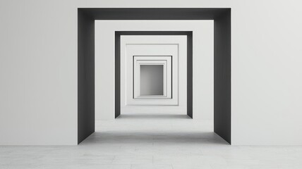 Black and white abstract depiction of ancient ruins, bold geometric shapes, minimalist aesthetic