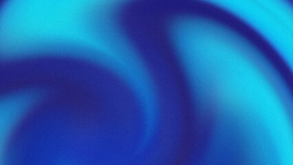 Abstract background Flat style. Freeform blue gradient color background with defocused blur grainy noise effects. Light and dark blue colors copy space text area with rays