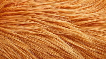 Orange Fur Texture Background