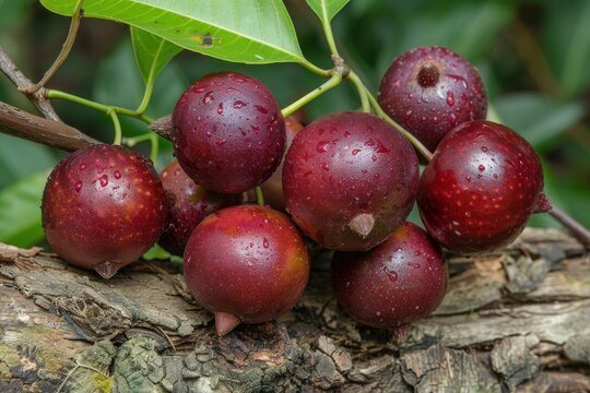 Nance fruit Byrsonima Crassifolia also known as changunga nanche nancite peralija tapal yoco manteco manero crabo marushi maricas marica peralejo