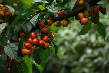 Nance or Nanche fruit tree botanical name Byrsonima Crassifolia