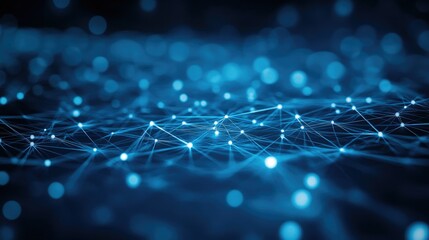 Abstract global network with digital connections, no people, room for copy