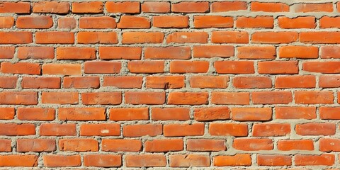 Obraz premium A close-up view of a red brick wall showcasing its texture and color.
