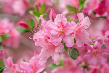 Obraz premium Pink azalea flower in a Japanese park