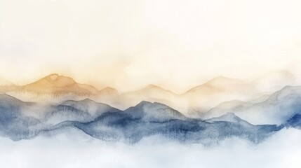 Nordic Abstract watercolor oil painting. Winter mood. Abstraction art background. Oil on canvas. Golden texture. Fragment of artwork. Paint spots. Strokes of paint. Colorful canvas.
